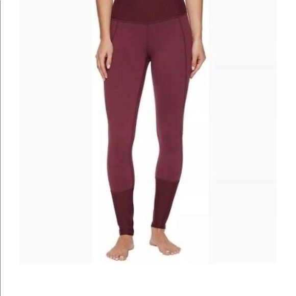 Lucy to the barre red wine legging - Picture 8 of 9